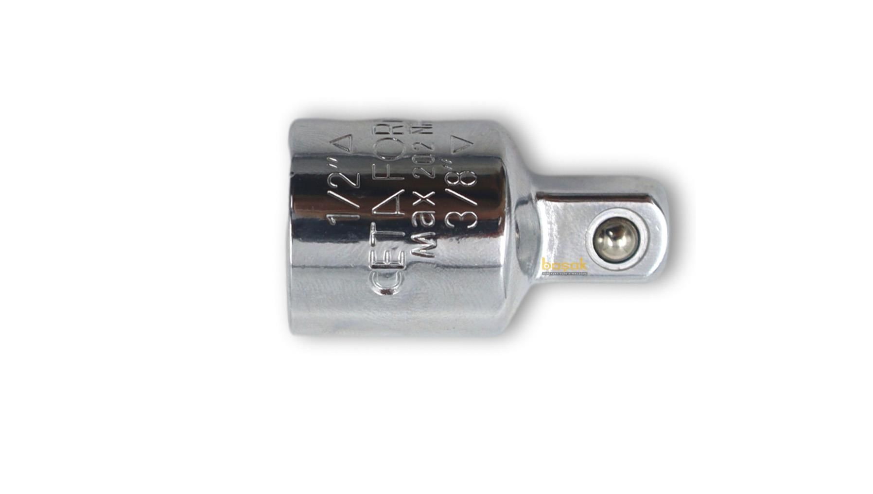 Ceta Form 1/2'' Havalı Lokma Adaptörü (D: 1/2'' ˃ E: 3/8'') / Kartlı