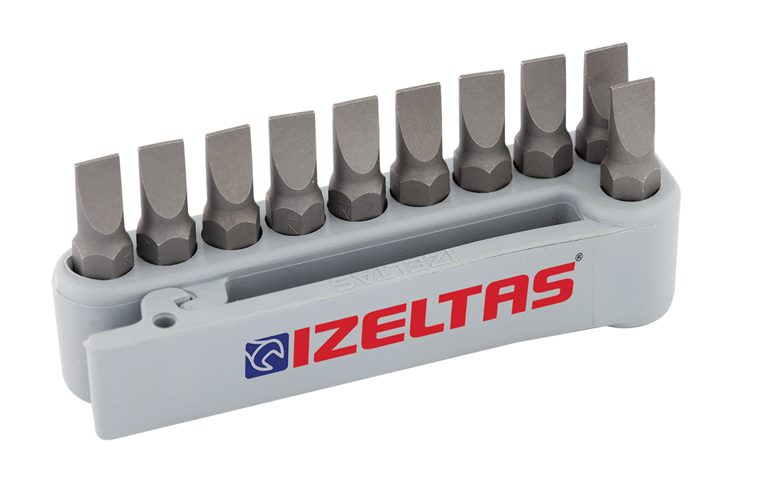 İzeltaş Düz Bits Uç Set 1.2X6.5 (25 MM)