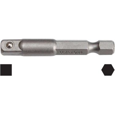Ceta Form 1/4'' Lokma Adaptörü (Makina ile Kullanım) - E:1/4''x 50 mm
