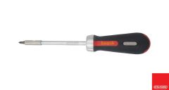 Ceta Form T90 Cırcırlı Bits Tornavidası (Bits Depolu) - 1/4'' x 250 mm