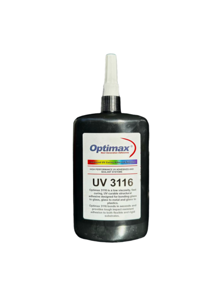 Optimax UV 3116 (Düşük viskoziteli, yapısal UV yapıştırıcı)