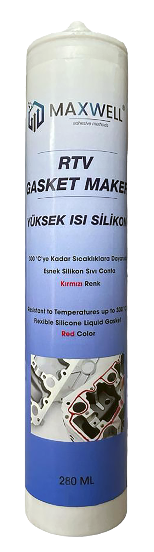 MAXWELL RTV GASKET MAKER (YÜKSEK ISI SİLİKONU)