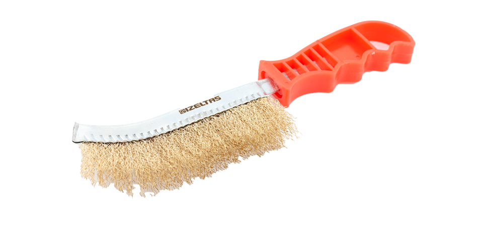 İzeltaş Kıvrık Uçlu Fırça Plastik Saplı 270 MM