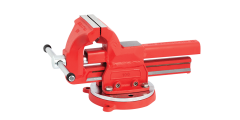 İzeltaş Dövme Çelik Mengene (Döner Tabla Dahil) 125 MM