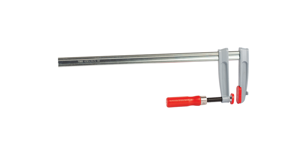 İzeltaş İşkence 40X12 (Marangoz Mengenesi Plastik Ağızlı)