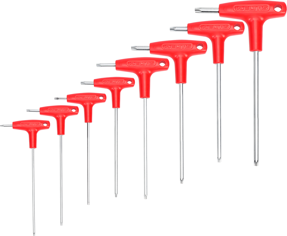 İzeltaş T Tipi Torx Allen Anahtar Takımı 8 Parça