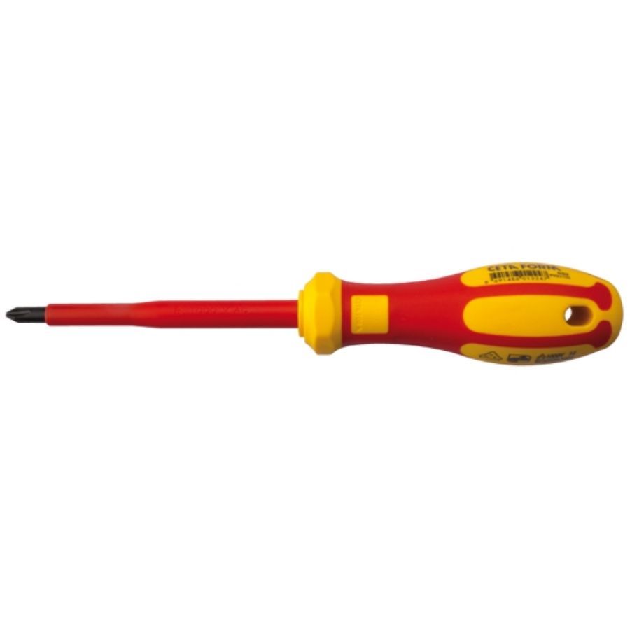 Ceta Form C-PLUS 1000V Yıldız Uçlu Tornavida (VDE) - PH0 x 60 mm