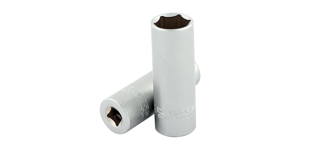 İzeltaş 1/4'' Altı Köşe Derin 9 MM Lokma Anahtar