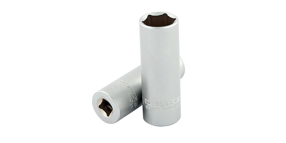 İzeltaş 1/4'' Altı Köşe Derin 10 MM Lokma Anahtar