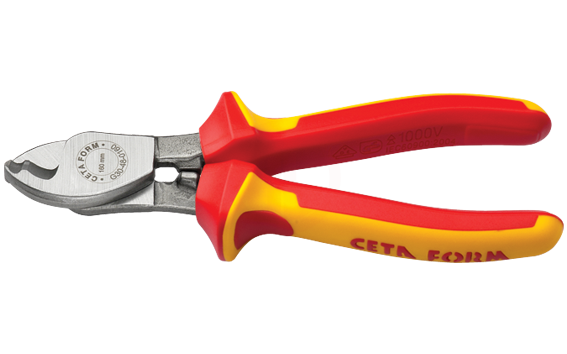 Ceta Form 200 mm 1000V Kablo Kesici (VDE) - (Kapasite:Ø 18 mm)
