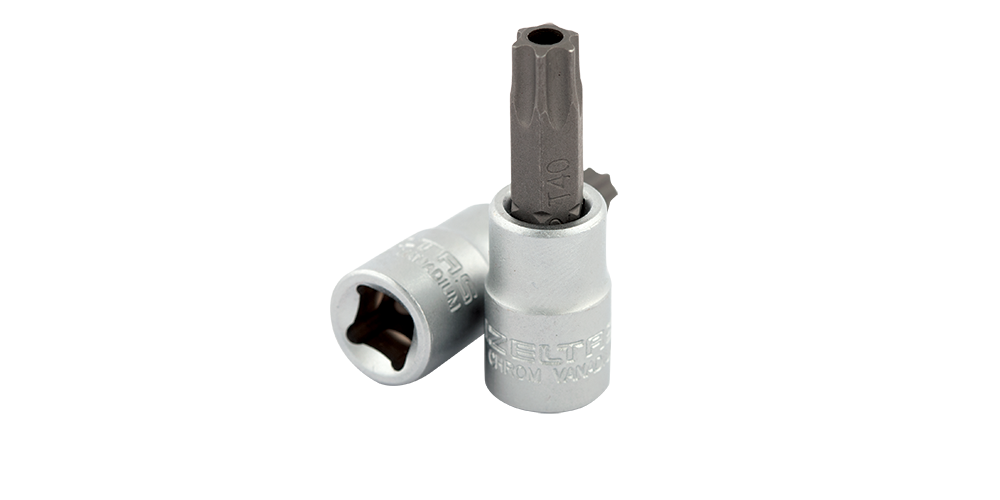 İzeltaş 1/4'' Lokmalı Star Delikli Torx Uç Tr10