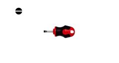 Ceta Form C-PLUS Topaç Düz Uçlu Tornavida (Elmas Uçlu) - 6.5 x 25 mm / Kartlı