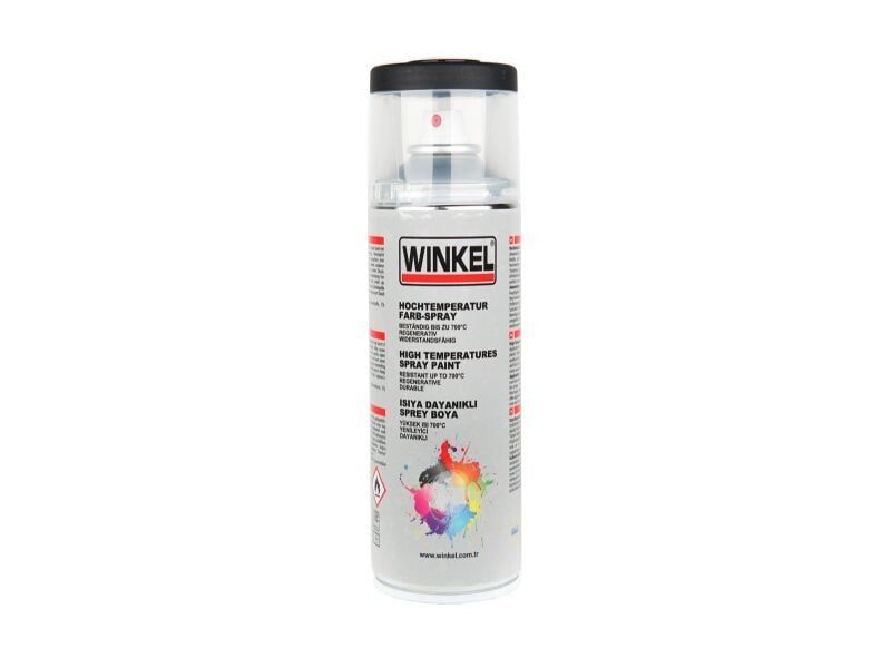 WINKEL Yüksek Isıya Dayanıklı Sprey Boya Gri 400 ML