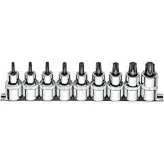 Ceta Form 9 Parça 1/2'' TORX Uçlu Lokma Takımı- Kısa Tip