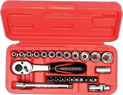 İzeltaş 1/4'' Altı Köşe Lokma Anahtar Ve Bits Set 27 Parça