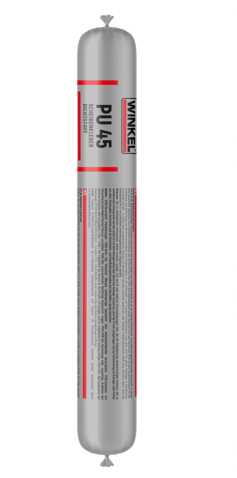 WINKEL Oto Cam Yapıştırma PU 45 Siyah Sosis 600 ML