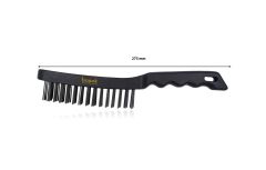 Ceta Form Plastik Saplı Tel Fırça (4 Sıra Telli) - 275 mm