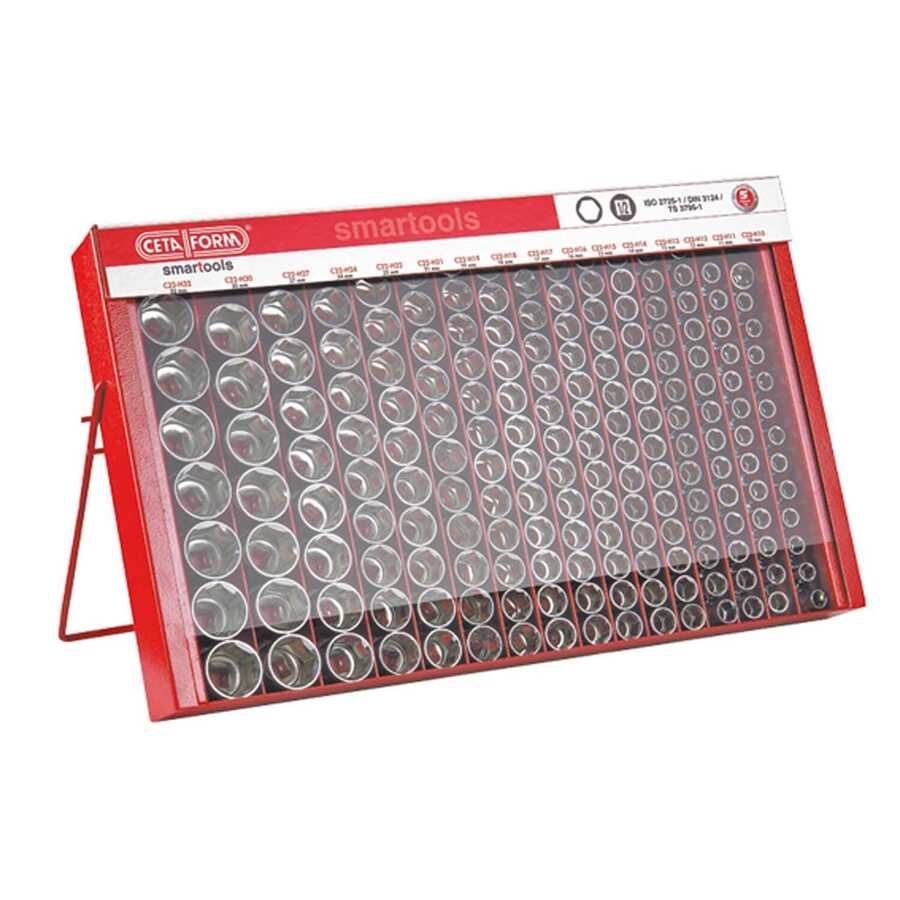 Ceta Form 184 Parça  1/2'' 6 Köşe Lokma Anahtar Teşhir Standı