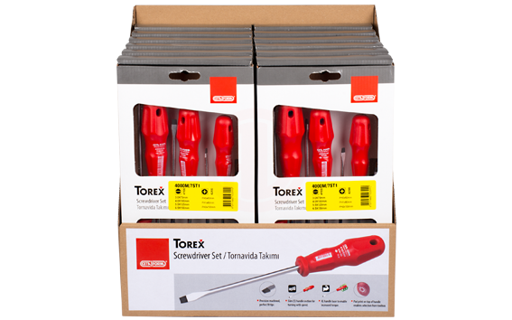 Ceta Form TOREX Tornavida Takımı Teşhir Seti- 12 x 4000M/7ST2