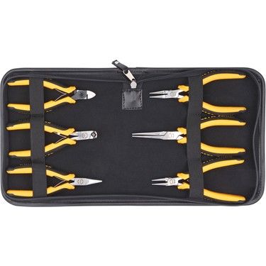 Ceta Form 6 Parça C-TRONIC Comfort Elektronikçi Pense Takımı (Deri Çantalı)