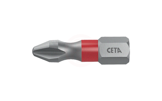 Ceta Form 1/4'' Yıldız Bits Uç (Renk Kodlu) - PH2x25 mm
