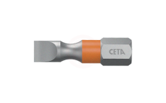 Ceta Form 1/4'' Düz Bits Uç (Renk Kodlu) - 5.5 x 25 mm