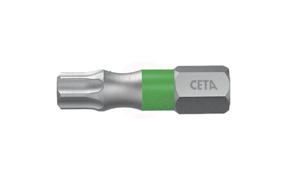 Ceta Form 1/4'' TORX Bits Uç (Renk Kodlu) - T30 x 25 mm