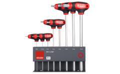 Ceta Form 8 Parça T Saplı Allen Anahtar Takımı (Metal Stand ile)
