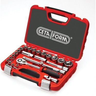 Ceta Form 25 Parça 1/2'' 6 Köşe Lokma Takımı