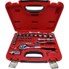 Ceta Form 35 Parça 1/4''+ 1/2'' 6 Köşe Lokma Takımı