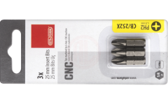 Ceta Form 3 Parça 1/4'' Yıldız Bits Uç- PH1 x 25 mm / Kartlı