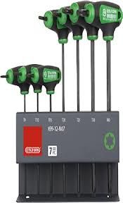 Ceta Form 7 Parça T Saplı TORX Anahtar Takımı (Metal Stand ile)