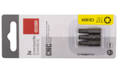 Ceta Form 3 Parça 1/4'' TORX Bits Uç T10 x 25 mm / Kartlı