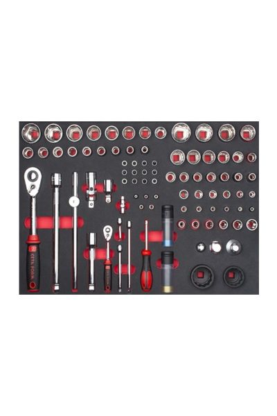 Ceta Form 95 Parça 1/4''+ 1/2'' Lokma Takımı