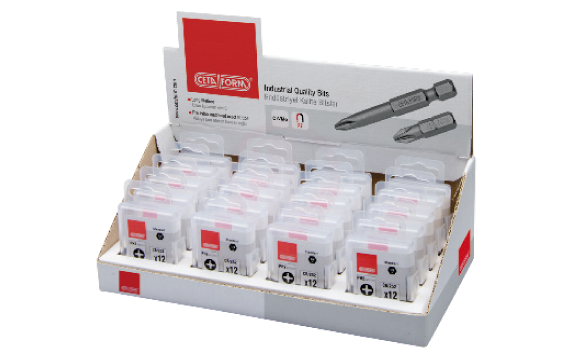 Ceta Form 240 Parça 1/4'' Yıldız Bits Uç Toptan Paketi- CB/492 (PH2 x 50 mm)