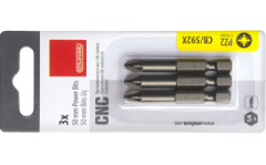 Ceta Form 3 Parça 1/4'' Pozidriv  Bits Uç- PZ3 x 50 mm / Kartlı