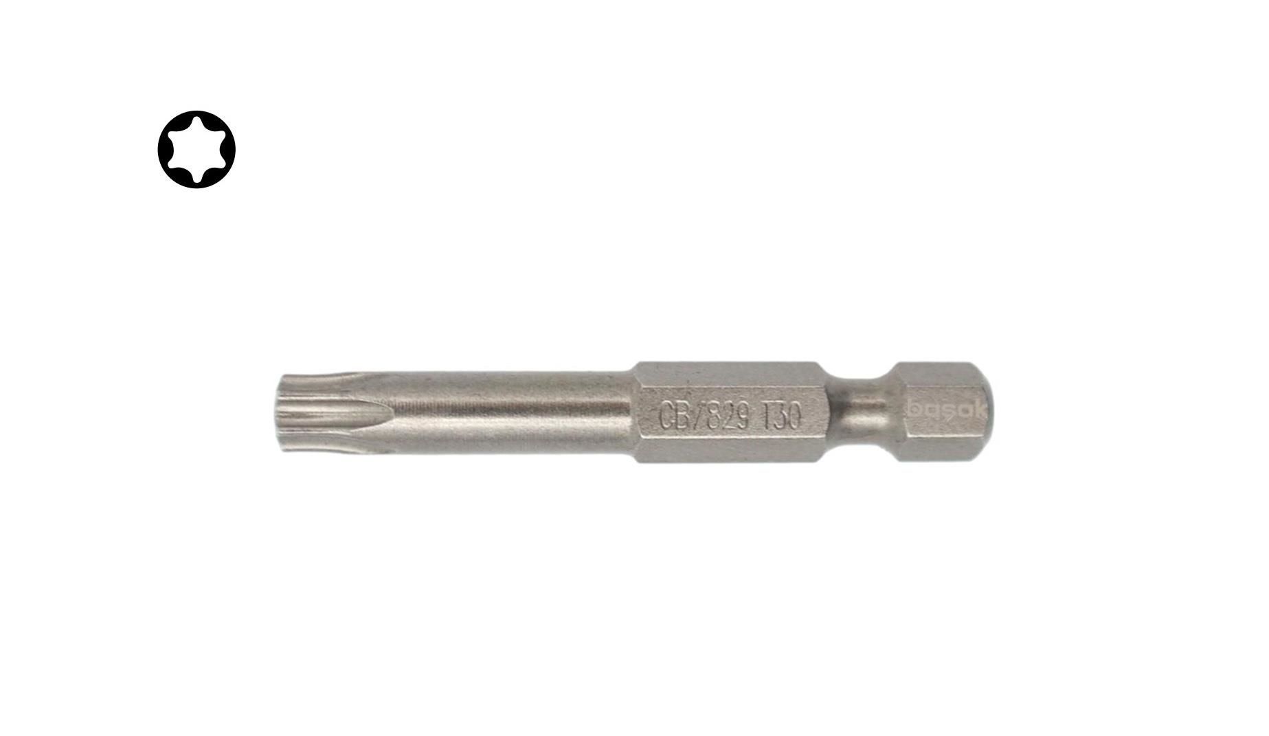 Ceta Form 1/4'' TORX Bits Uç - T30 x 50 mm